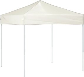 vidaXL Cort pliabil pentru petrecere, crem, 2x2 m