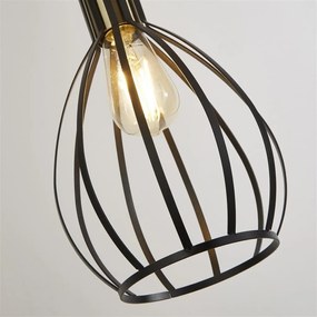 Lustra cu 3 pendule design industrial X Senator