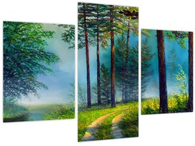 Tablou - Pictură în ulei de peisaj (90x60 cm)