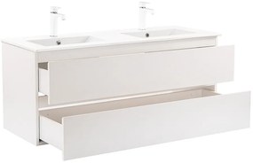 Dulap inferior Vario Forte 120 cu lavoar alb-alb