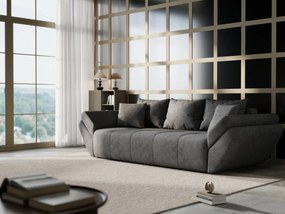 Canapea extensibilă dumonde cu ladă de depozitare si sezut confortabil din spuma high-density, Berlin Enjoy Kaki 250x100 cm