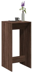 854424 vidaXL Masă de bar, stejar maro, 51x50x103,5 cm, lemn prelucrat