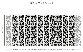 Tapet VLAdiLA Geometric Grunge Light 520 x 300 cm