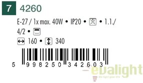 Lampa moderna / Veioza de birou, Dennis 4260 RX