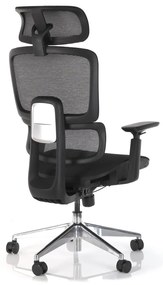 Scaun de birou Lustro, negru
