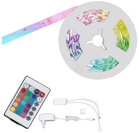 Bandă LED RGBW dimabilă 6,5m LED/15W/230V Wi-Fi Tuya Brilo + telecomandă