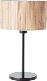 Brilliant - Lampă de masă WIMEA 1xE27/52W/230V negru/bej