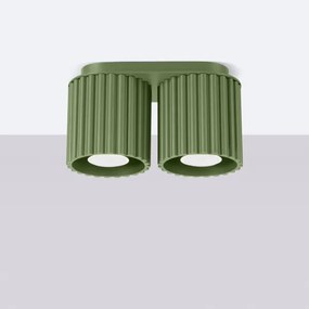 Sollux SL.1795 - Spot AURA 2xGU10/10W/230V verde