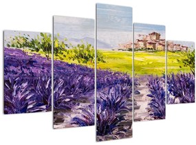 Tablou - Provence, Franța, pictură în ulei (150x105 cm)