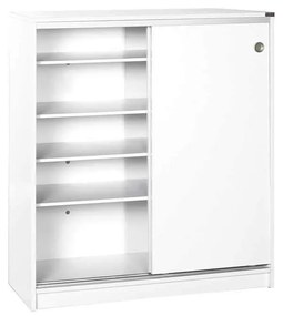 Comoda Multifunctionala Adore Diamond, 2 usi glisante, 5 rafturi,  91 x 105 x 37 cm