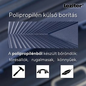 TraveLux Endure III gurulós bőrönd szett kék