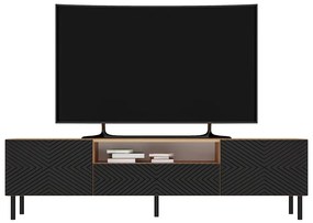 COTVM501 - Comoda TV 160 cm, living, dormitor - Maro-Negru