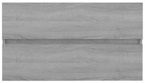 Dulap chiuveta, sonoma gri, 80x38,5x45 cm, lemn prelucrat sonoma gri, Dulap pentru chiuveta, 1