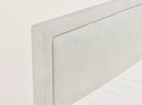 Pat boxspring crem cu spațiu de depozitare 180x200 cm Fresco – Maison de Rêve