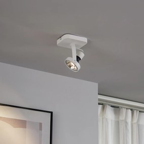 Spot de tavan de design alb GU10 70mm rotativ și înclinabil - Vo