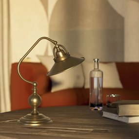 Lampa de masa stil industrial din alama personalizabila Alice