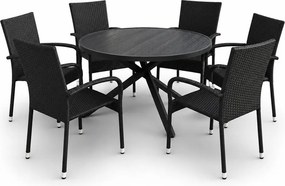 Set mobilier de grădină SIGRID + 6x PARIS