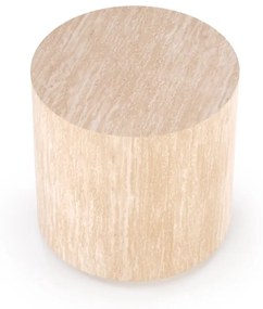 Masa de cafea rotunda Travertino S ø45/h45 cm