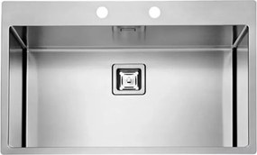 Chiuveta inox Alveus Stylux 40 Satin 79x51 cm