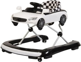 Premergator Reglabil in 3 Trepte NOVOKIDS™ Super Cabrio Car, 3 in 1, Transformabil in Antemergator si Masinuta copii, Pliabil, Cu Melodii si lumini,