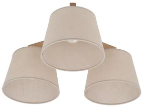 Brilagi - Lustră aplicată LATTE SABIA 3xE27/15W/230V pin/bej