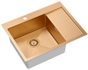 Chiuveta inox RUSSEL 116 cupru