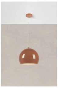 Lustră maro cu abajur din metal ø 28 cm Pop – Markslöjd