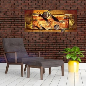 Tablou abstracției (120x50 cm)