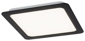 Spot LED incastrabil design modern Shaun negru 14,5x14,5cm