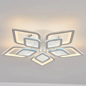 Lustra LED Cu Telecomanda, Elit's, EsnM408-5, 180W, Alb