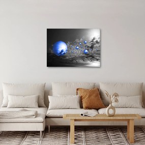 Tabloul bilelor albastru închis (70x50 cm)