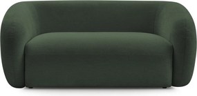 Canapea verde cu tapițerie din chenille 160 cm Celine – Bobochic Paris