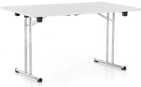 Masa plianta 140 x 80 cm, gri deschis