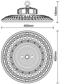Corp de iluminat LED industrial UFO HIGHBAY LED/200W/230V 5000K IP65