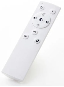 Brilliant - Plafonieră LED dimabilă AYDIN LED/34W/230V, neagră + telecomandă