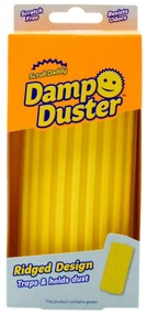 Scrub Daddy Damp Duster, burete pentru ștergereaprafului, galben