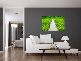 Tablou - poteca din lemn (90x60 cm)