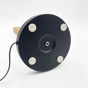 Lampă LED de birou VERDE LED/10W/230V 3000K stejar/negru