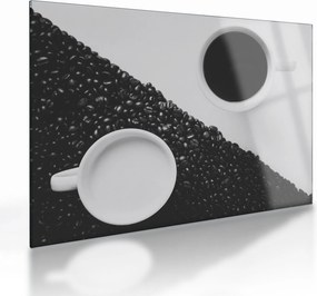 Tablou pe sticlă cu cafea (70x50 cm)