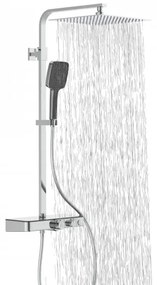 Schütte 60531 - Set de duș OCEAN l. cu baterie termostatică, crom/antracit