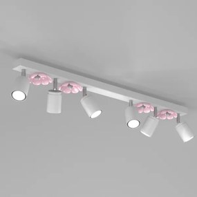 Spot FLOWER 6xGU10/8W/230V alb