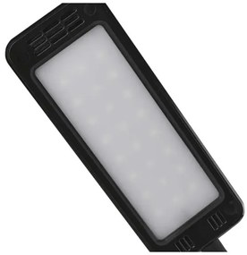 Lampă de birou LED EDDY, cu intensitate reglabilă, 6W, 230V, 3000/4500/6800K, neagră