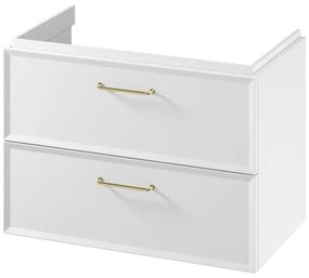 Cersanit S1021-004 - Dulap suspendat de baie pentru lavoar MILLE 80x45 cm, alb