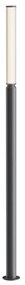 Stalp LED iluminat exterior IP65 Lit grafit H-198,5cm