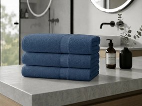 Prosop CLARYSSE ELEGANCE 60x110 cm albastru inchis, 100% bumbac