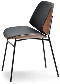 Scaun Jordan (nuc închis + negru). Promo -15%. 1111084