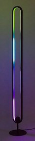 Lampa de podea moderna cu telecomanda si LED RGB Barto