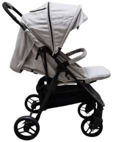 Carucior nou nascuti 2 in 1 BABY CARE™ PRO YK78, Pozitie somn, Spatar reglabil in 7 trepte, Frana picior, Pliabil, Gri