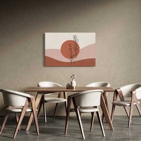 Tablou - Boho frunze N⁰1 (90x60 cm)