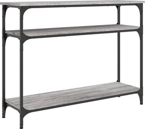 vidaXL Măsuță consolă, gri sonoma, 100x29x75 cm, lemn prelucrat